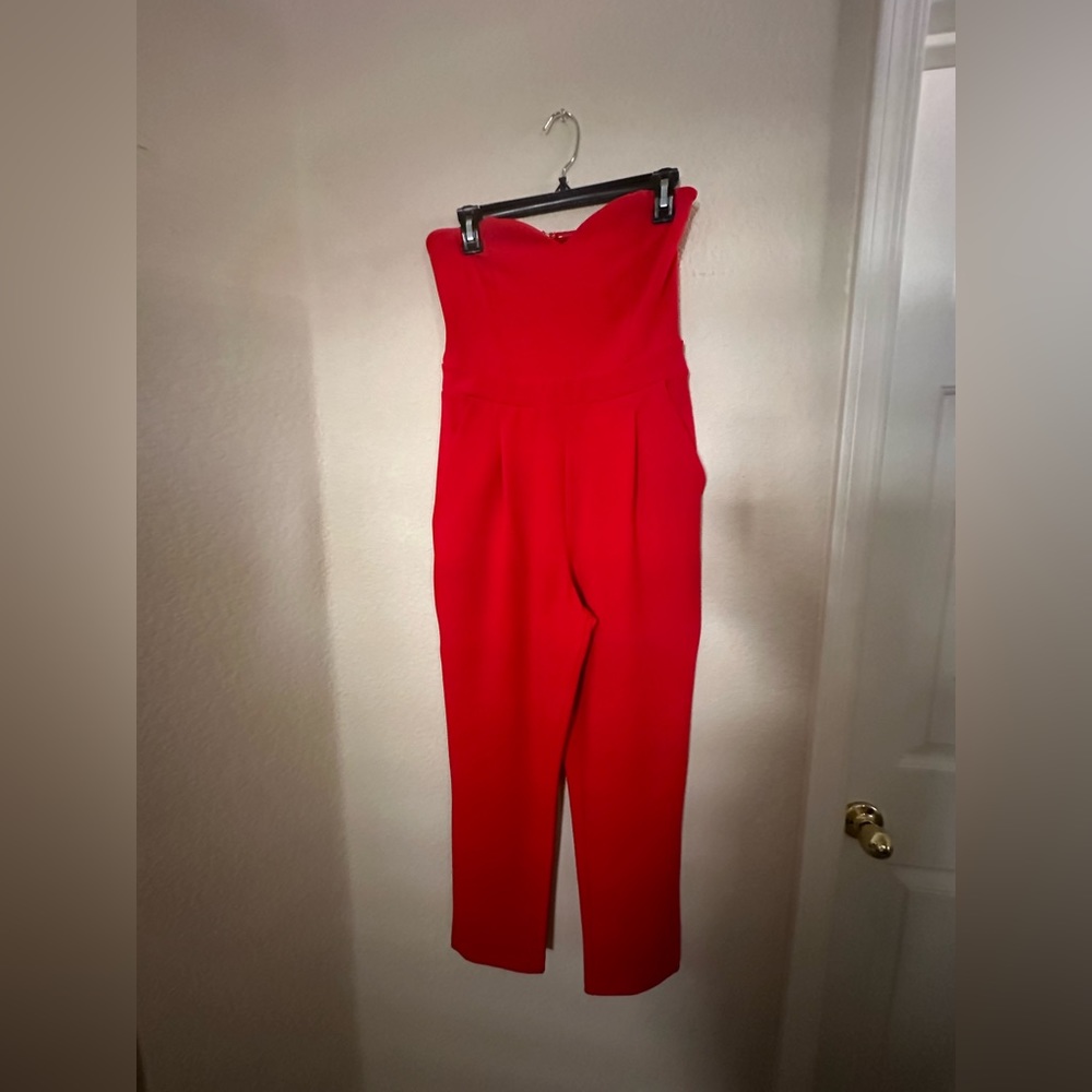 Express red jumpsuit